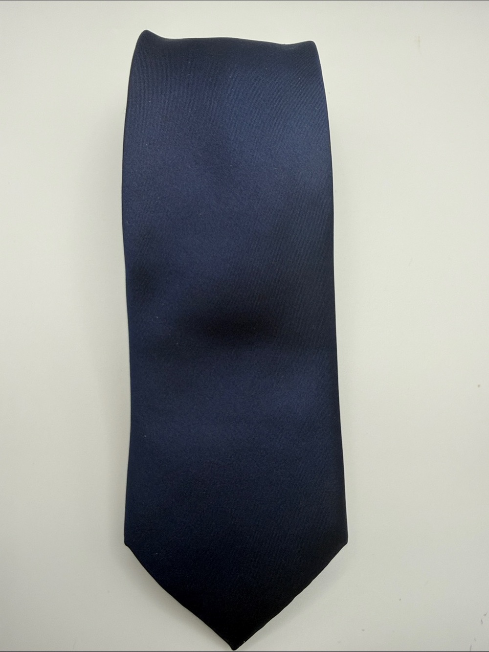 Michael Kors Solid Navy Silk Tie